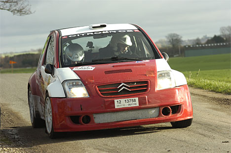 Søren Jensen/Sune Reenberg er ved Tegee-Dan Rally tilbage i feltet med deres Citroën C2 Super 1600